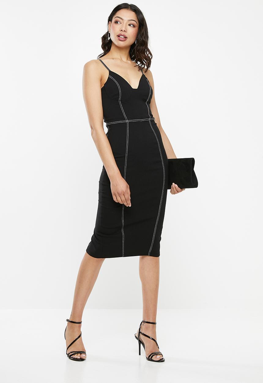 SISSY BOY - Boothang midi dress - black