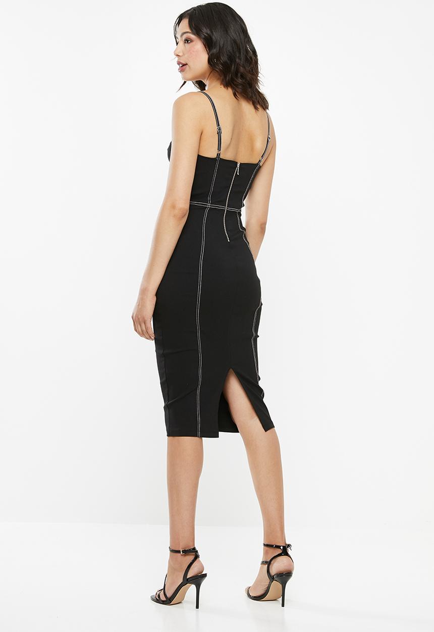 SISSY BOY - Boothang midi dress - black