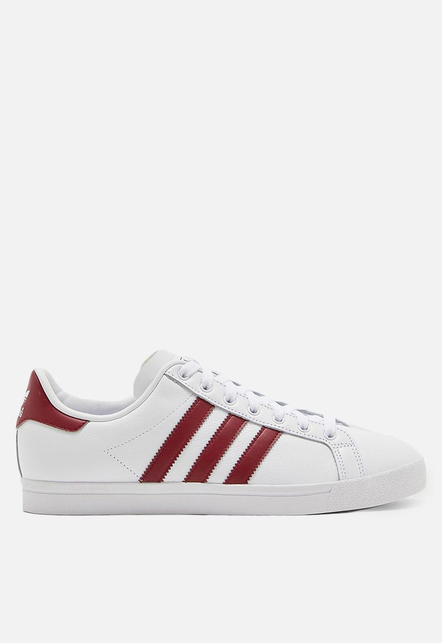 adidas Originals - Coast Star - ftwr white / collegiate burgundy