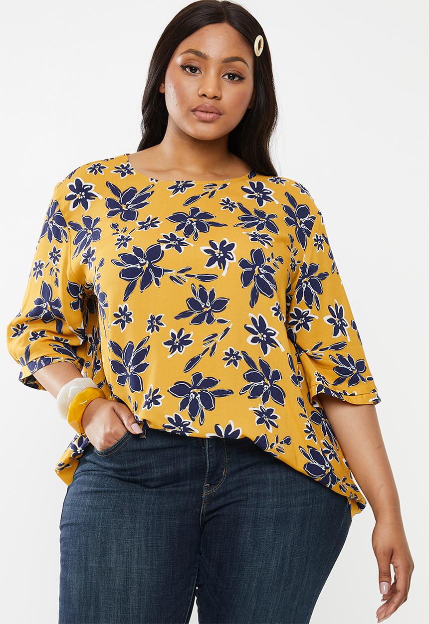 Superbalist - Puff sleeve blouse - multi