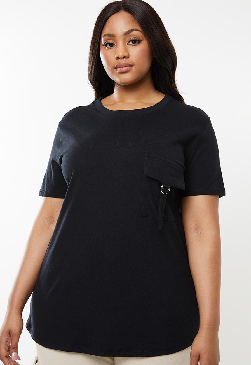 Superbalist - Utility pocket tee - black