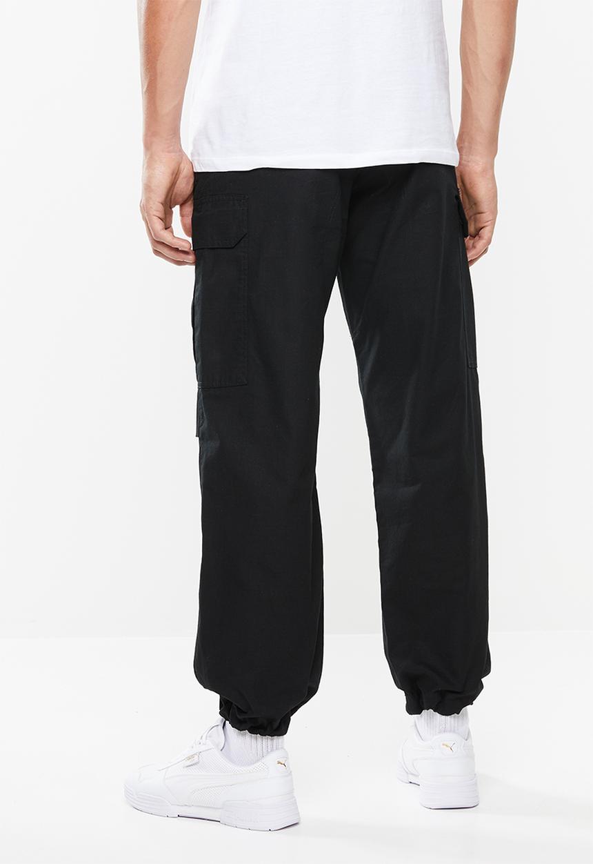Superbalist - Loose fit cargo pants - black