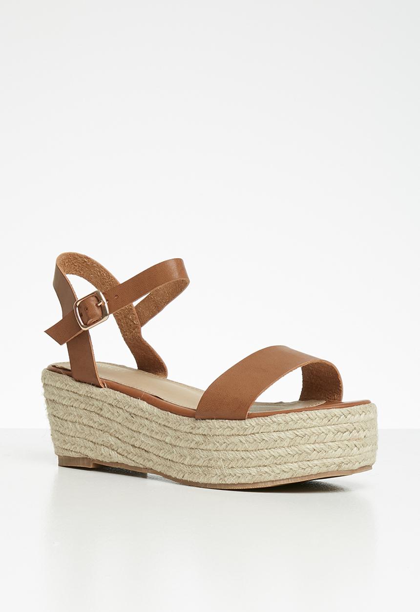 Superbalist - Julie espadrille flatform - tan