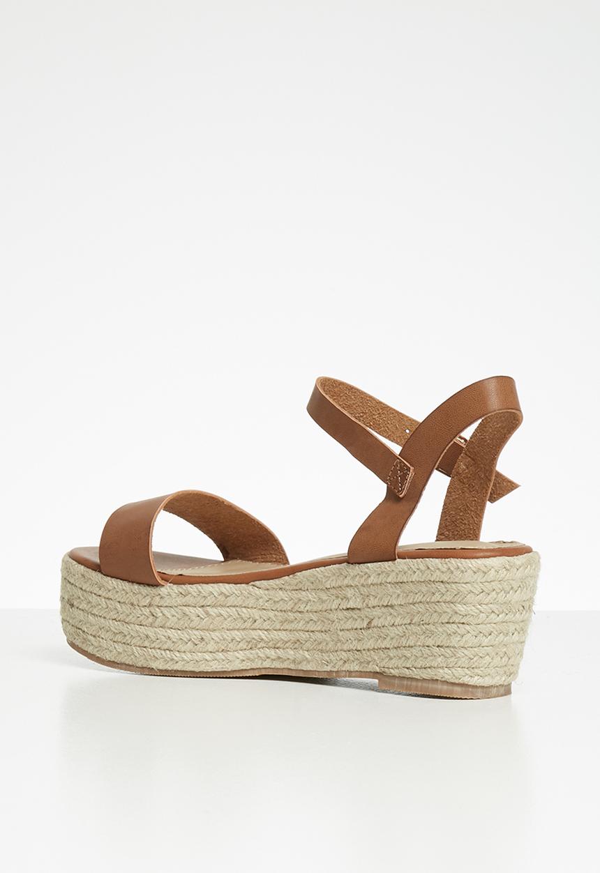 Superbalist - Julie espadrille flatform - tan