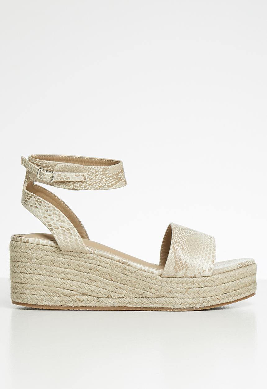 Superbalist - Yuna espadrille flatform - beige
