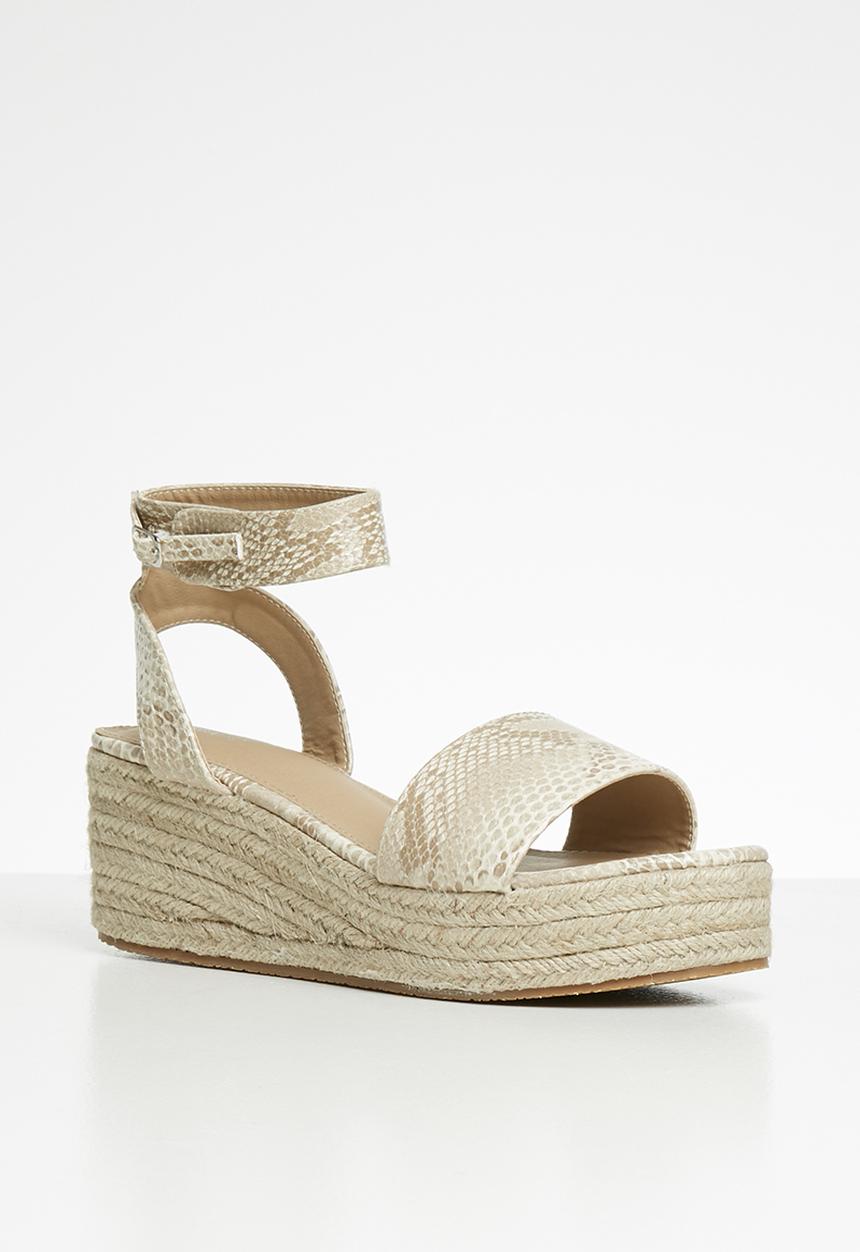 Superbalist - Yuna espadrille flatform - beige