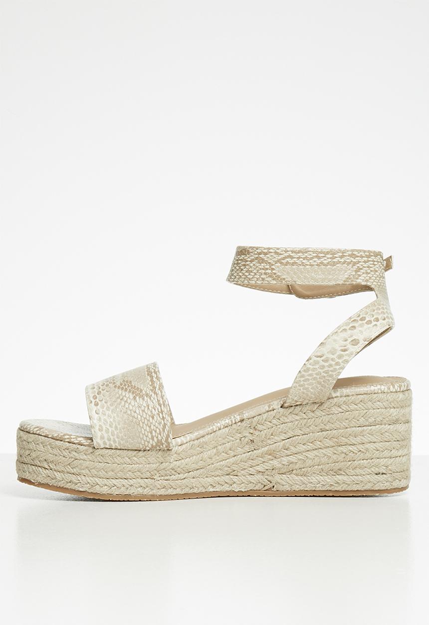 Superbalist - Yuna espadrille flatform - beige