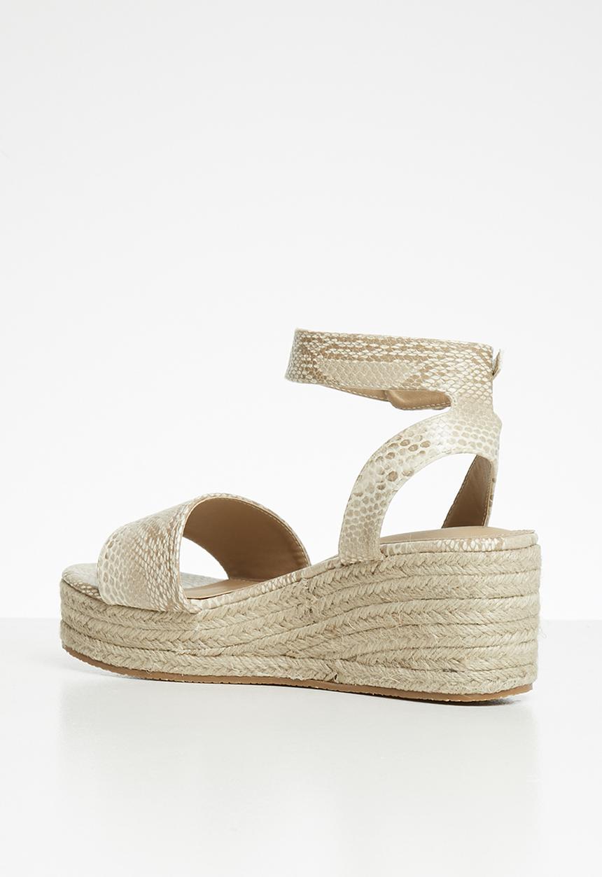 Superbalist - Yuna espadrille flatform - beige