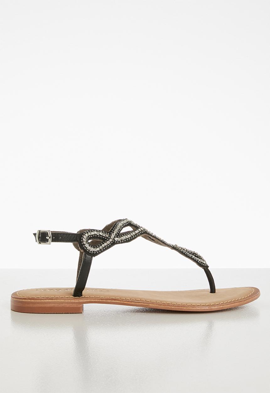 Vero Moda - Liv leather sandal - black