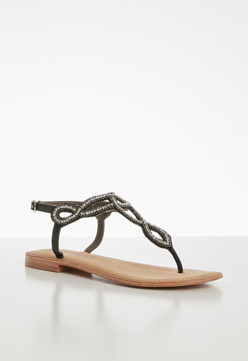 Vero Moda - Liv leather sandal - black