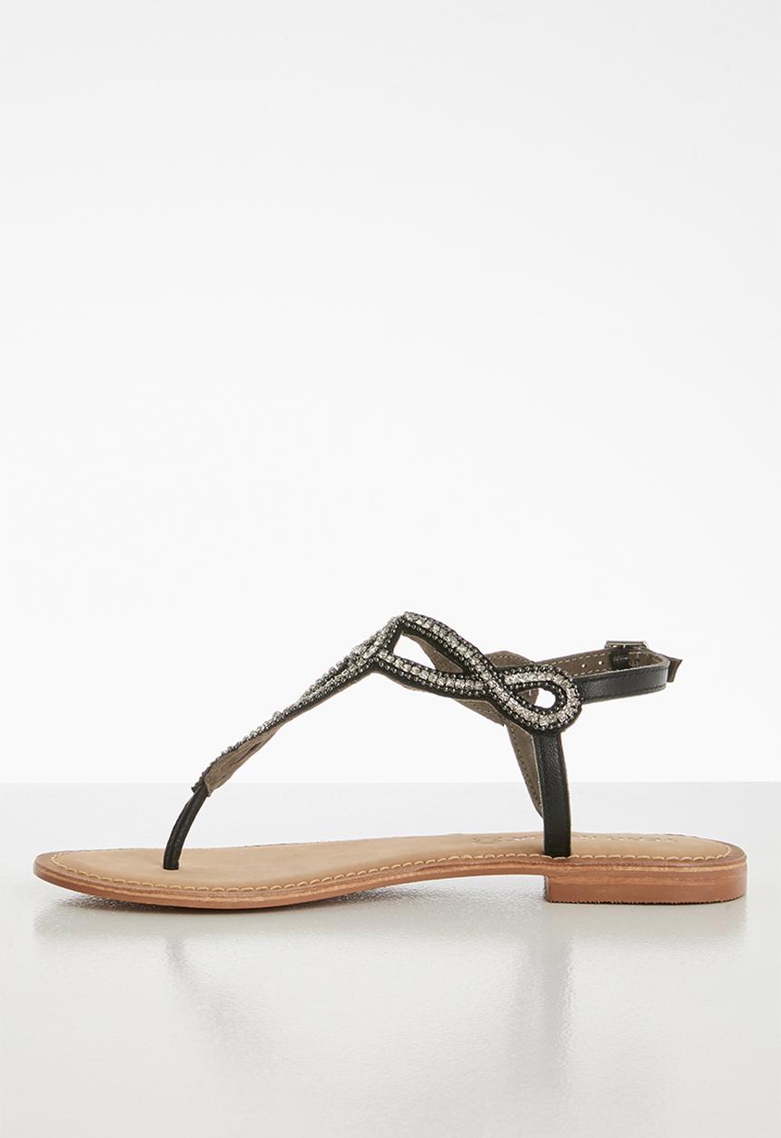 Vero Moda - Liv leather sandal - black