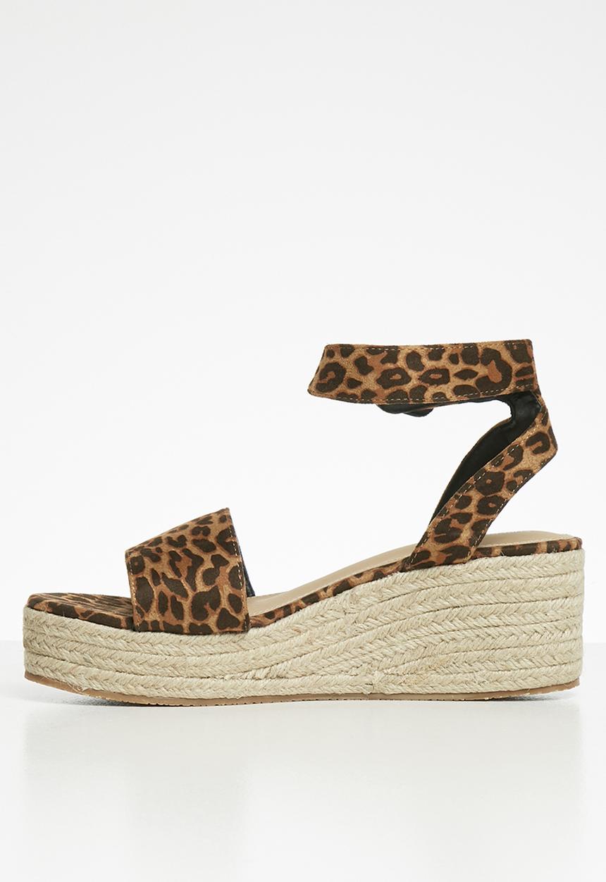 Superbalist - Yuna espadrille flatform - tan & brown 