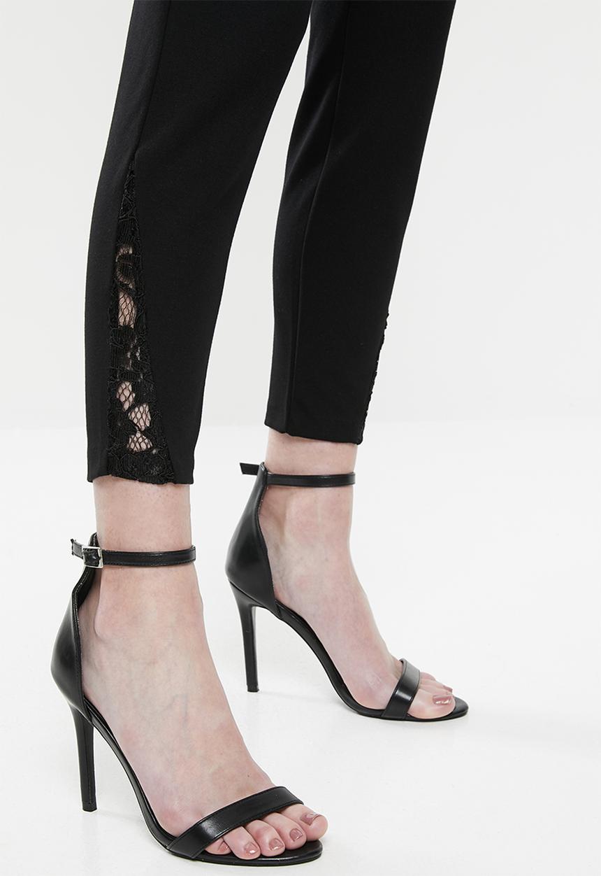 Vero Moda - Eva loose string pants - black
