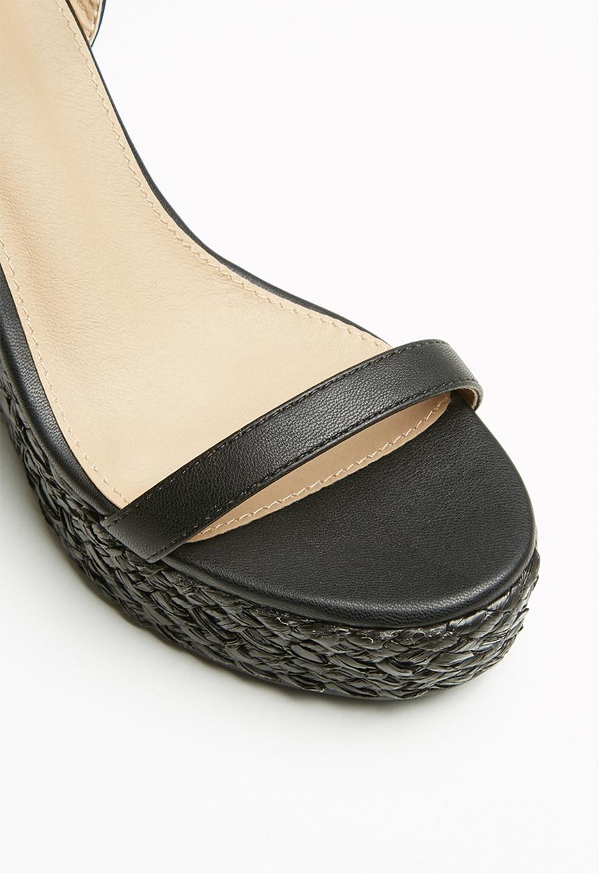 Superbalist - Liya espadrille wedge - black