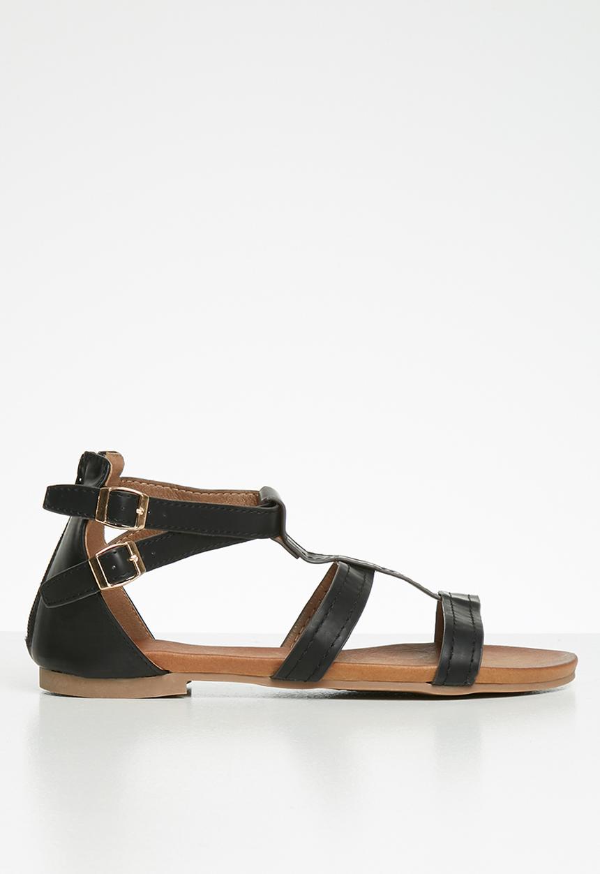 edit - Dina gladiator sandal - black
