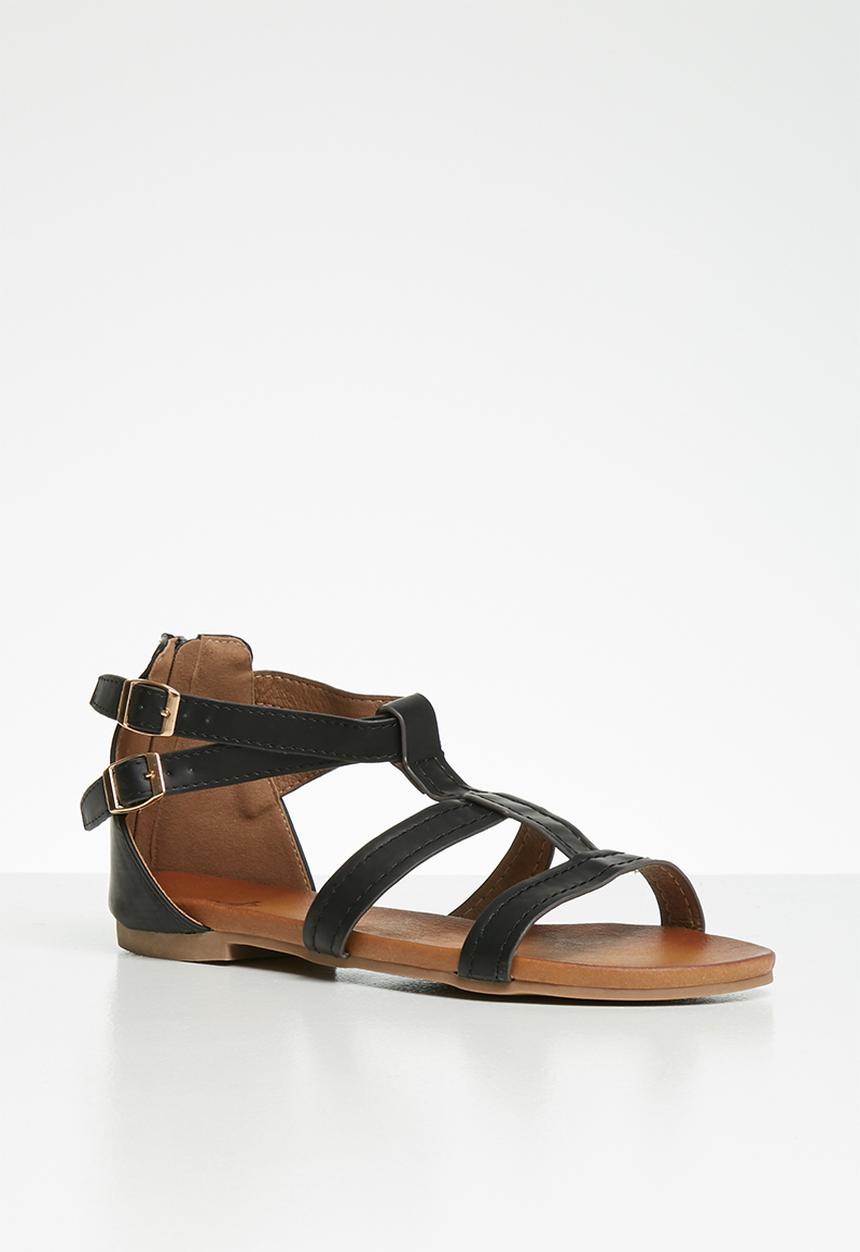 edit - Dina gladiator sandal - black
