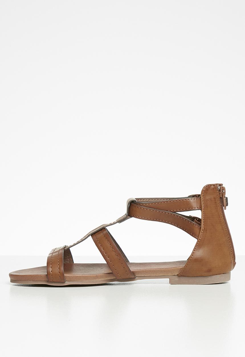 edit - Dina gladiator sandal - tan