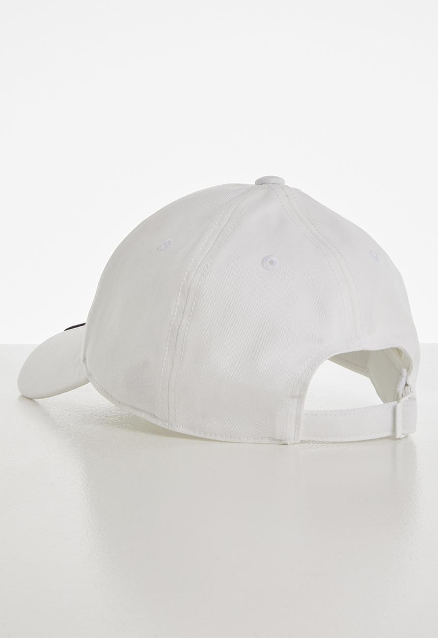adidas Originals - 6-panel 3 stripe cap cotton - white & black 