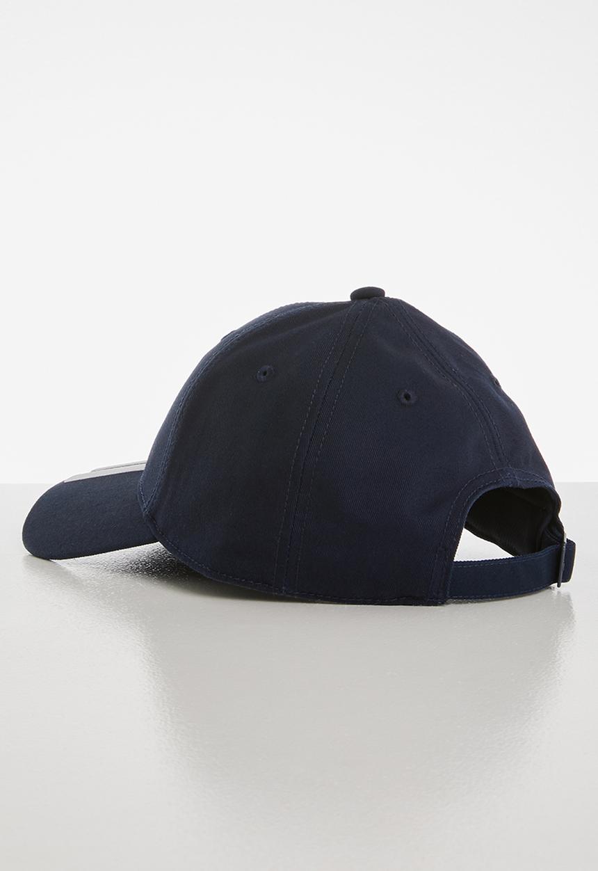 adidas Originals - 6-panel 3 stripe cap cotton - navy & white 