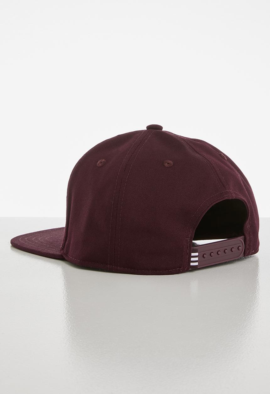 adidas Originals - Snapback classic trefoil cap - burgundy
