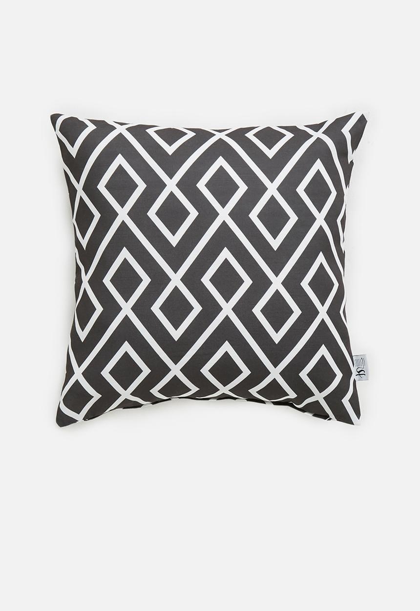Sixth Floor - Gem cushion cover - black