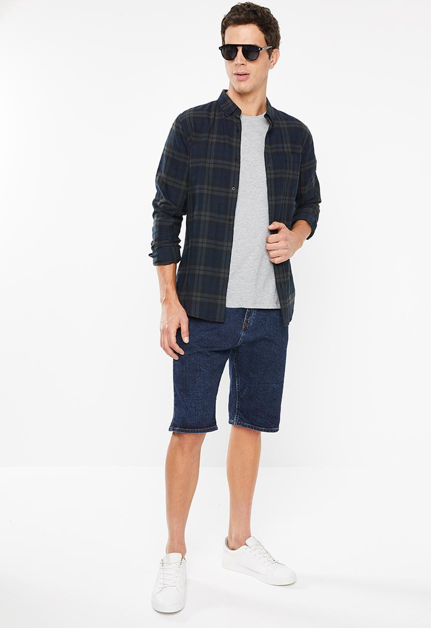 Lee  - Lee 5 pocket regular fit shorts - blue