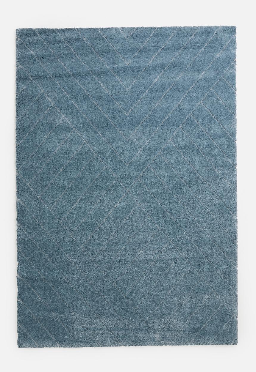 Sixth Floor - Chill rug - blue linear