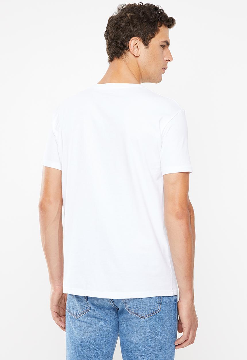 Quiksilver - Comp logo short sleeve tee - white