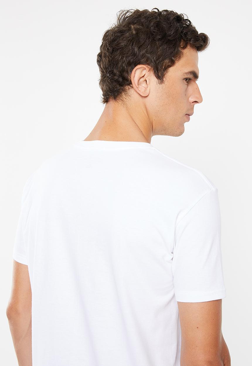 Quiksilver - Comp logo short sleeve tee - white
