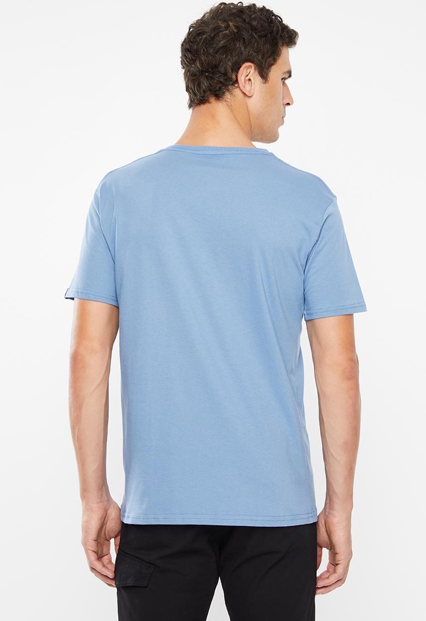 Quiksilver - Comp logo short sleeve tee - blue