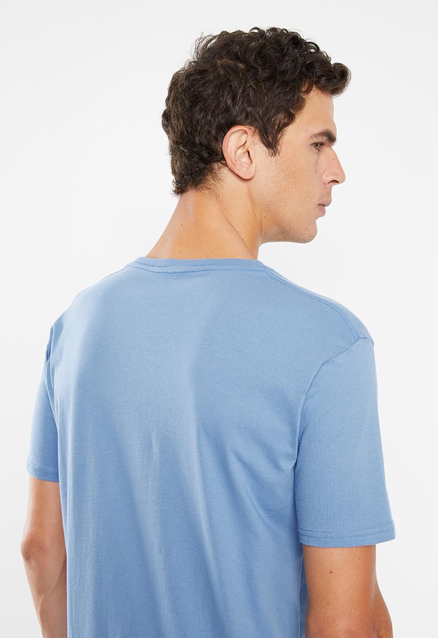 Quiksilver - Comp logo short sleeve tee - blue