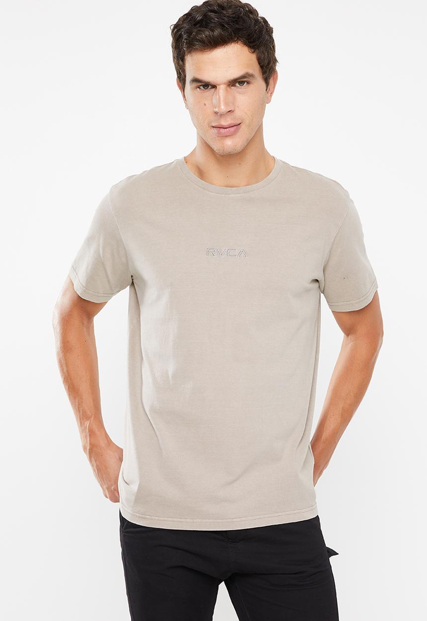 RVCA - Small RVCA embroidery short sleeve tee - grey