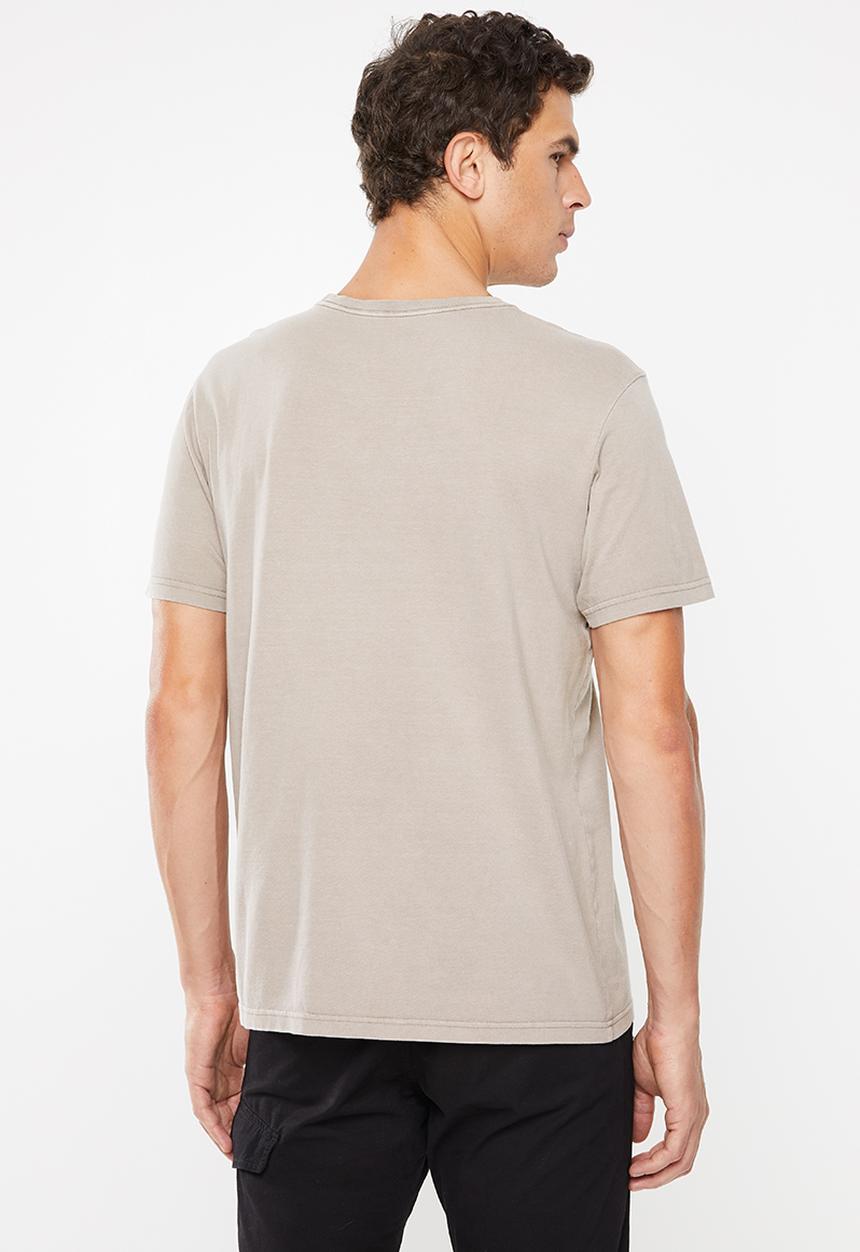 RVCA - Small RVCA embroidery short sleeve tee - grey