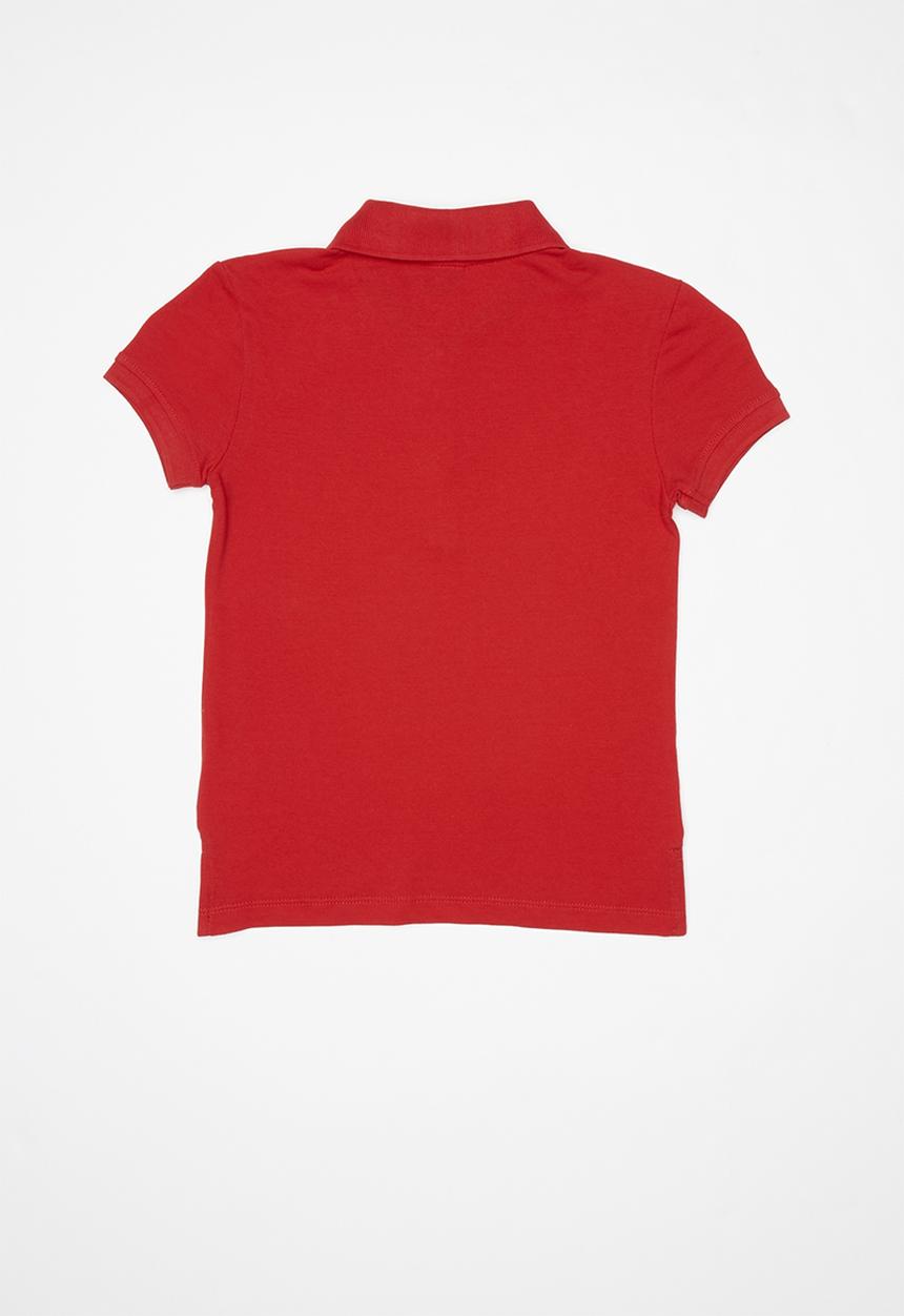 POLO - Girls nina short sleeve golfer - red