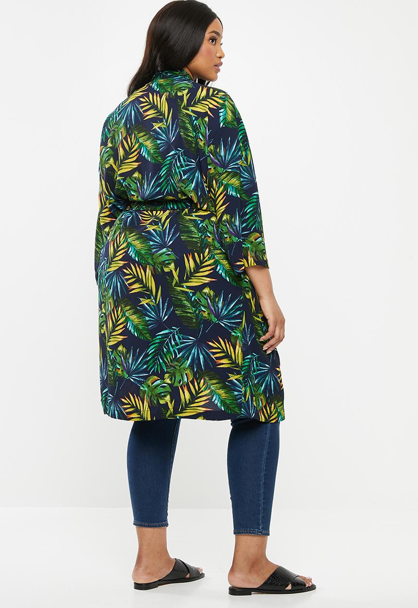 edit Plus - Wide sleeve kimono - multi 