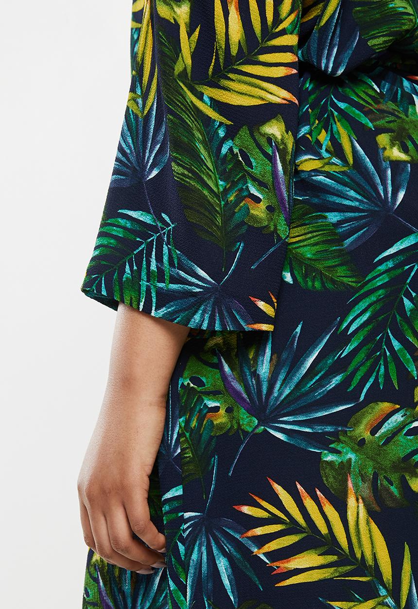 edit Plus - Wide sleeve kimono - multi 