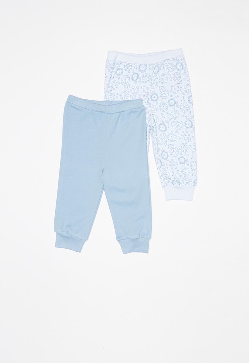 Baby Corner - Baby boys 2 pack leggings - blue