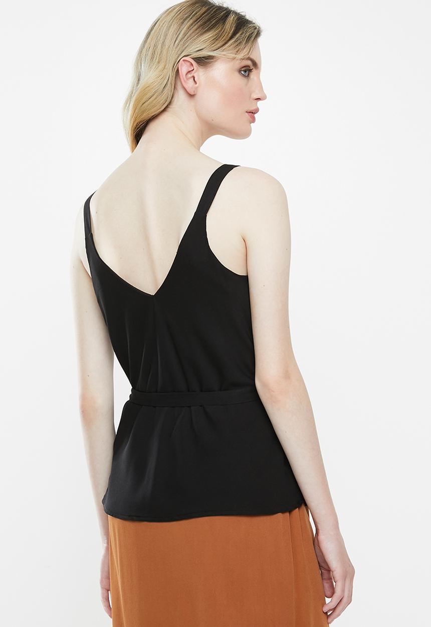 Superbalist - Ring detail cami - black