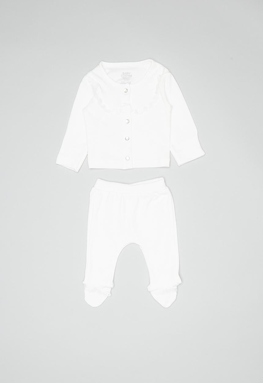 Baby Corner - 5 piece baby essentials gift set - cream