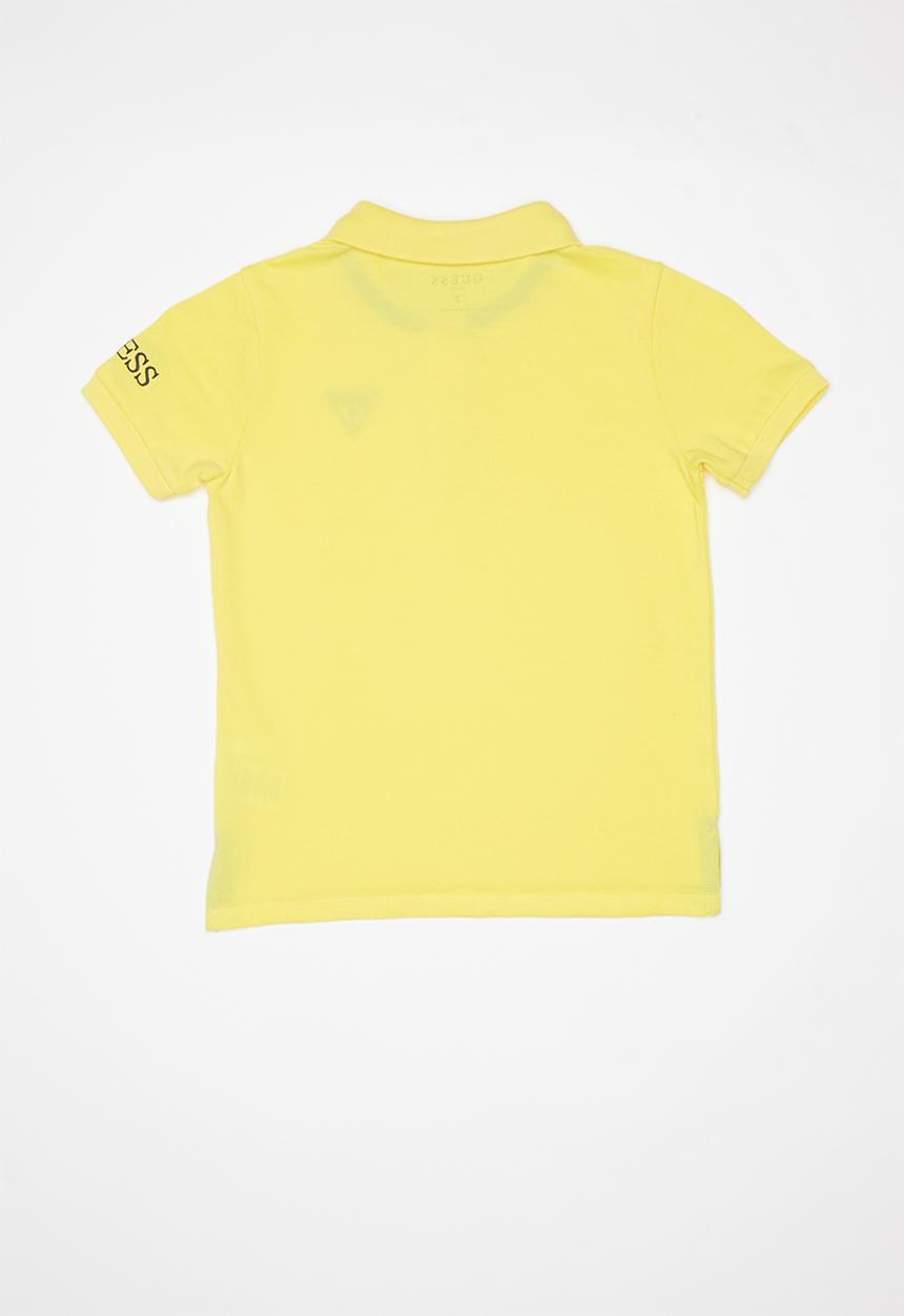 GUESS - Short sleeve Guess core polo - yellow