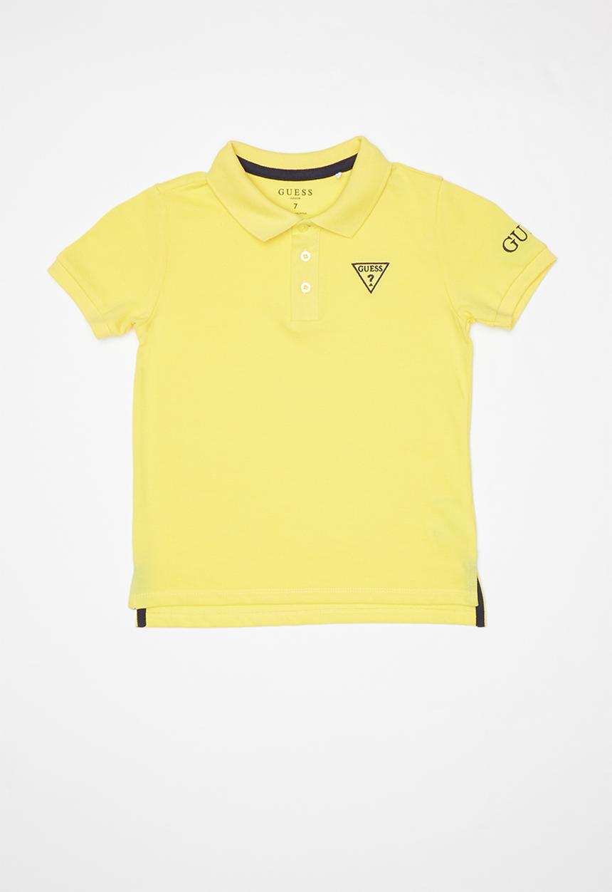 GUESS - Short sleeve Guess core polo - yellow