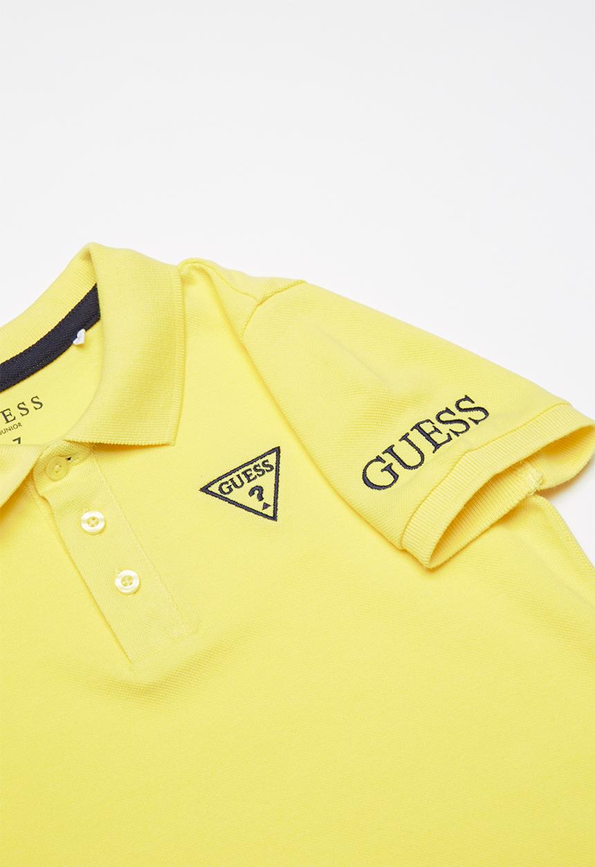 GUESS - Short sleeve Guess core polo - yellow