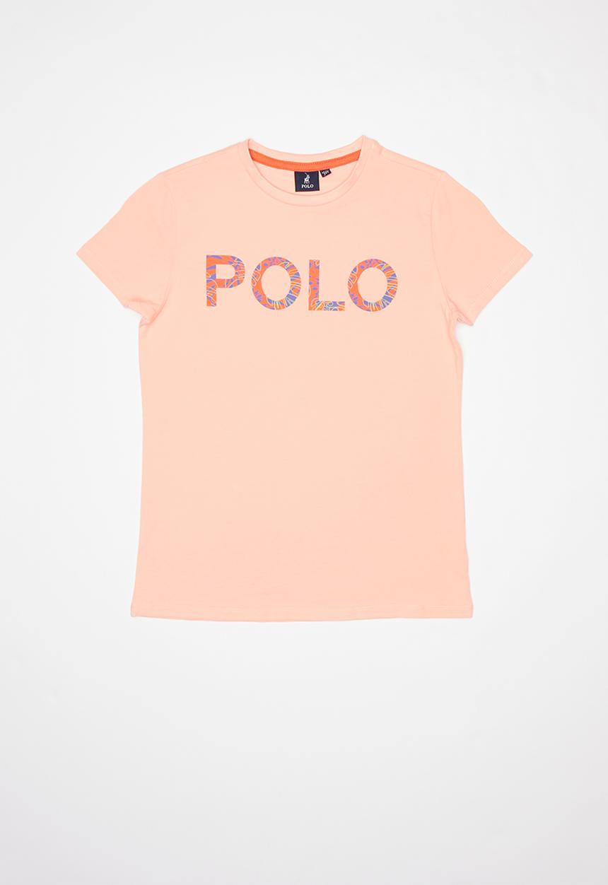 POLO - Girls jessica printed tee - orange