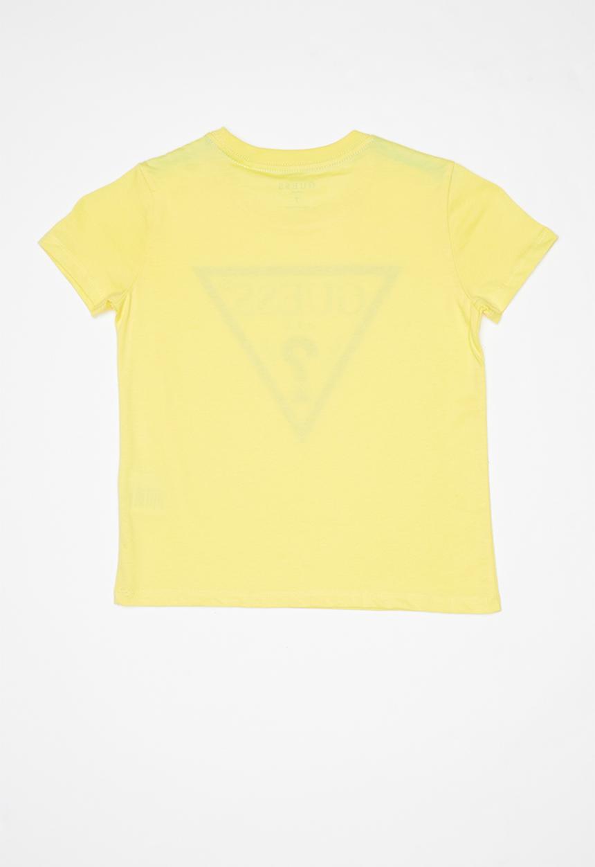 GUESS - Short sleeve core triangle tee - yellow
