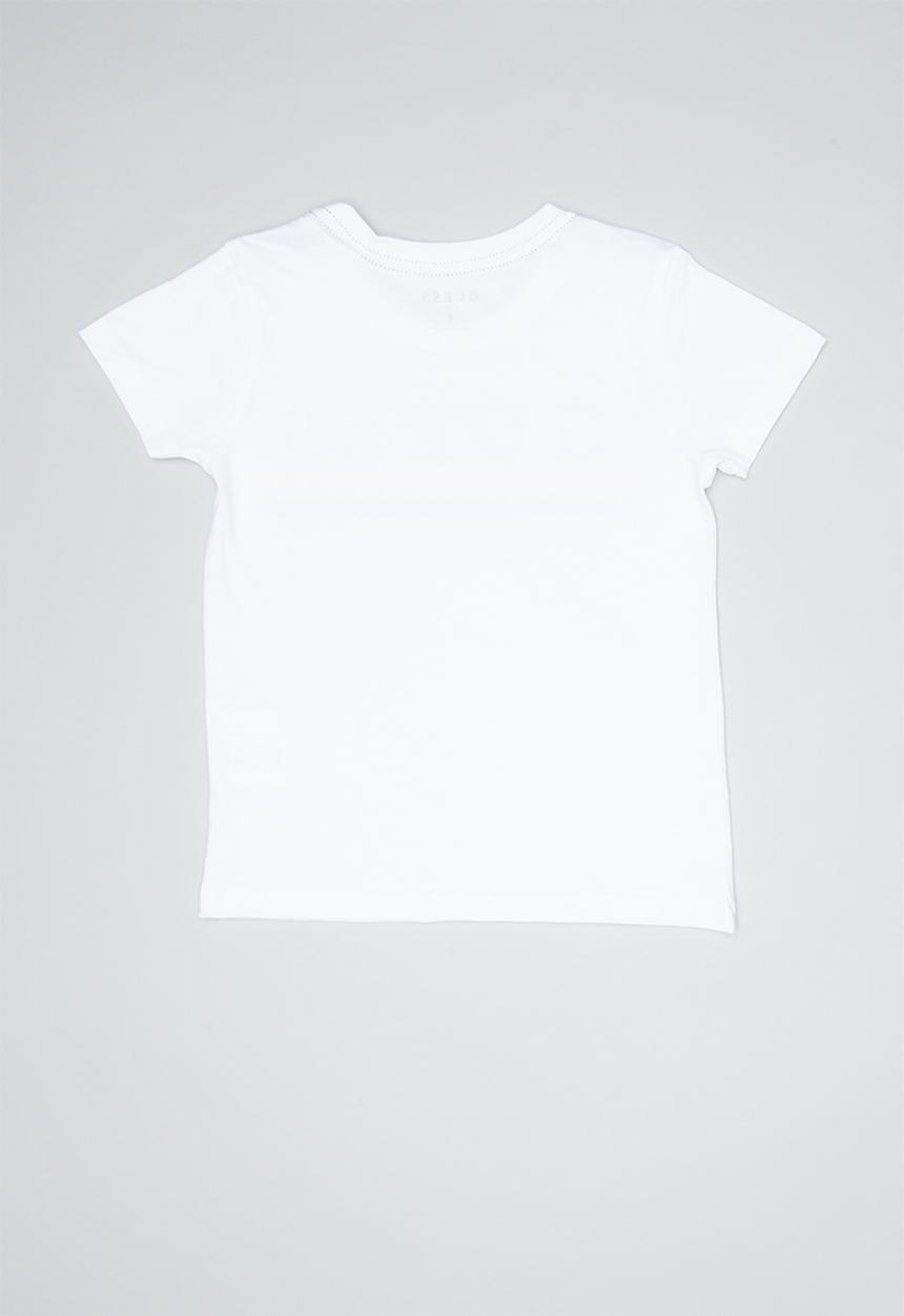 GUESS - Boys short sleeve Guess Los Angeles stripe tee - white
