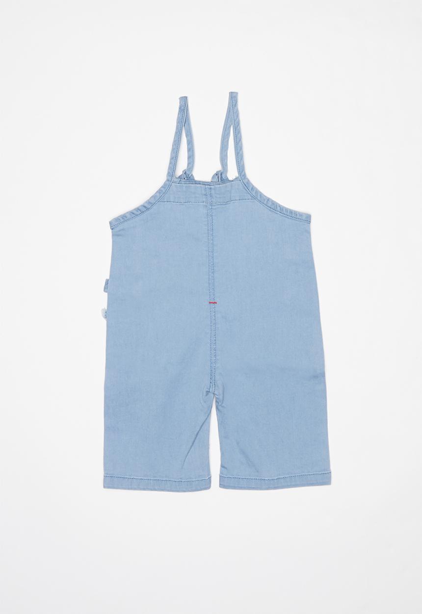 Pop Candy - Kids denim dungaree - blue