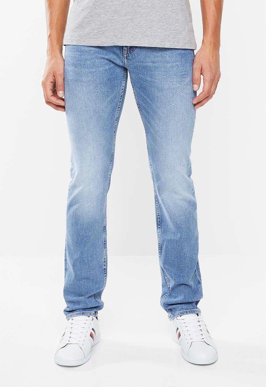Tommy Hilfiger - Bleecker distressed slim fit jeans - blue