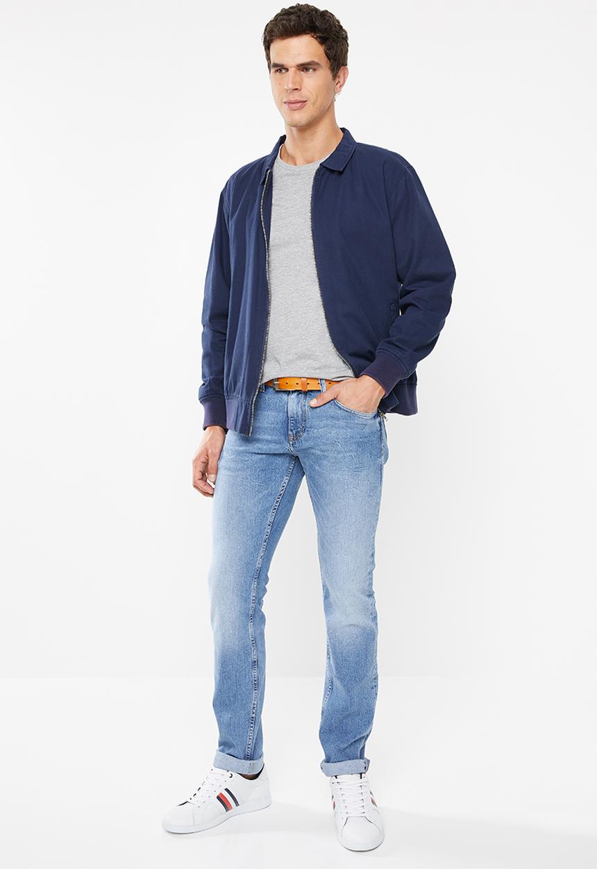 Tommy Hilfiger - Bleecker distressed slim fit jeans - blue