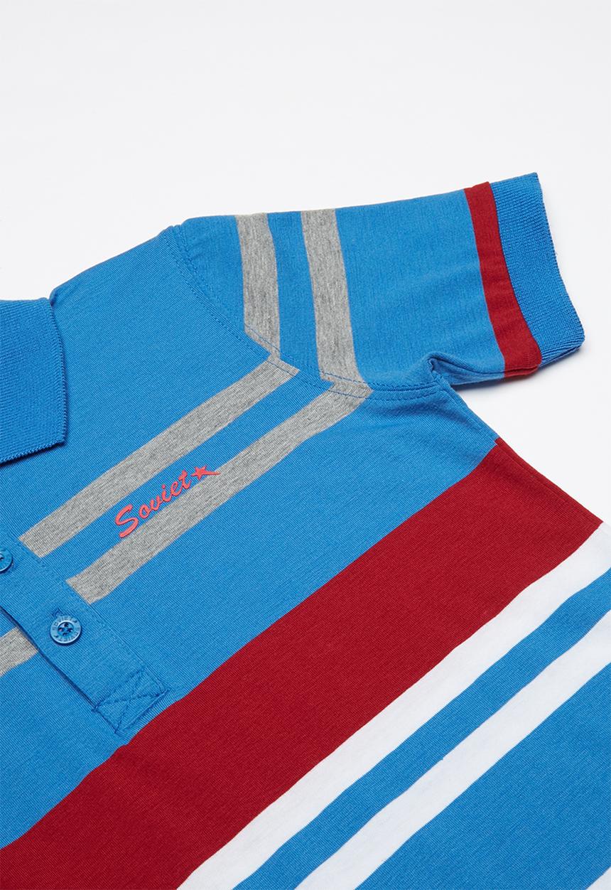 SOVIET - Boys y/dye golfer - multi