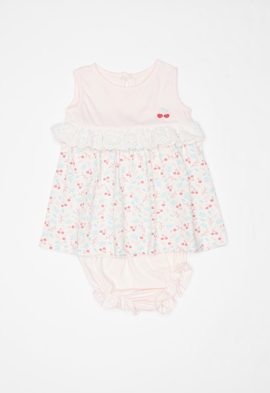 Baby Corner - Dress and underpants set - multi